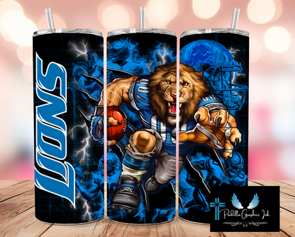 FOOTBALL TEAM 20OZ TUMBLER