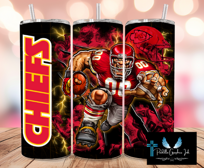 FOOTBALL TEAM 20OZ TUMBLER