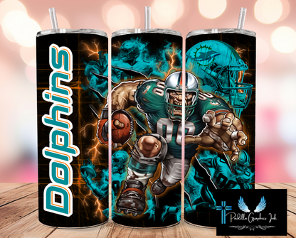 FOOTBALL TEAM 20OZ TUMBLER