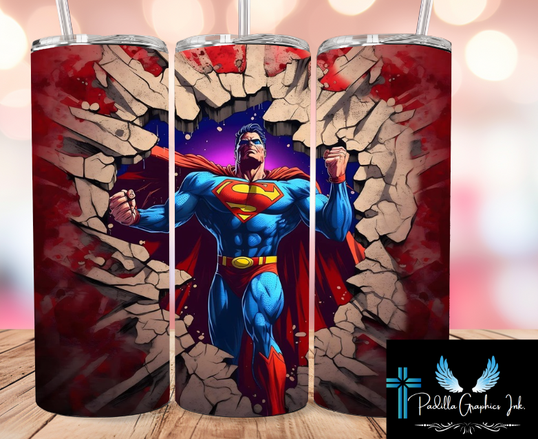 Superhero 20oz Tumbler