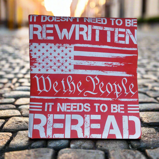 We the people it doesn't need to be Rewritten T-shirt Crew-neck ready to go