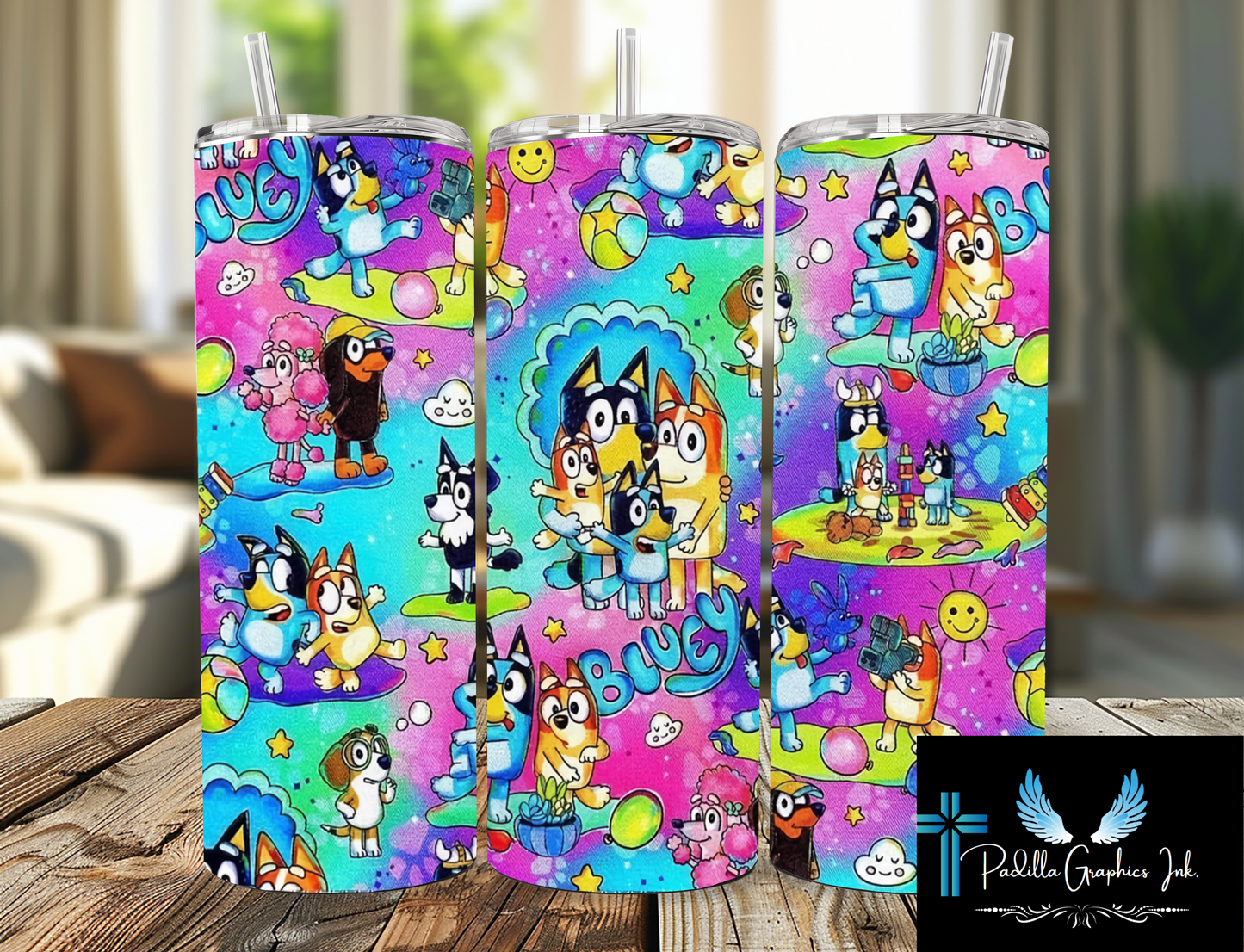 Blue Puppy 20oz Tumbler