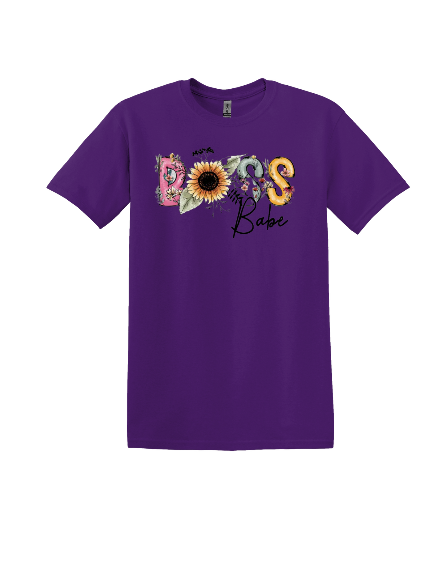 "Boss Babe" Floral T-Shirt