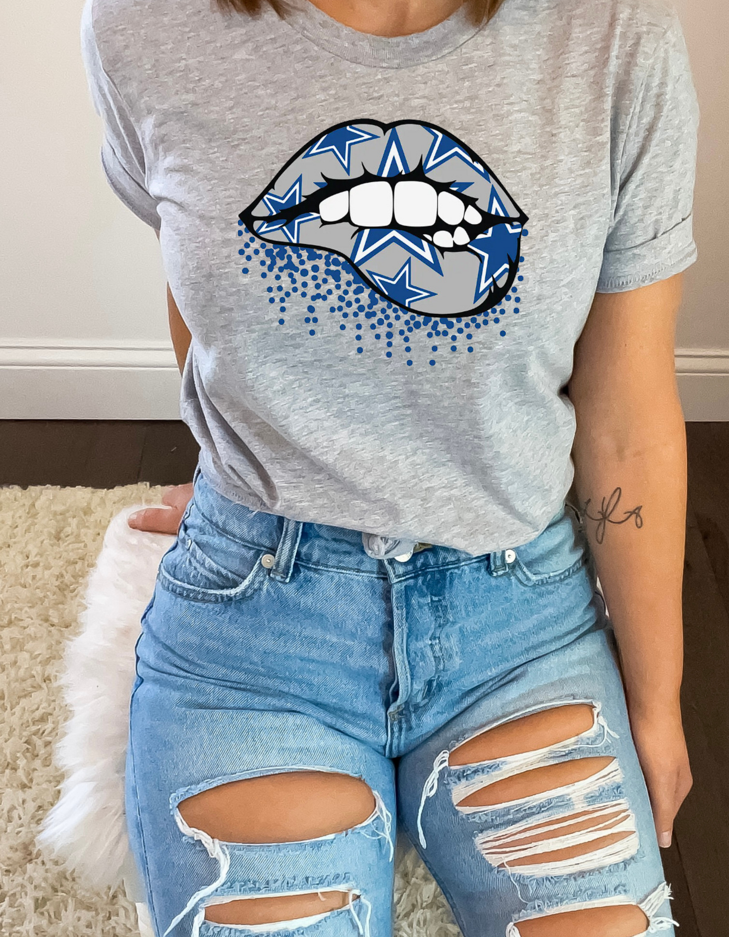 Football star Lip Drip T-Shirt