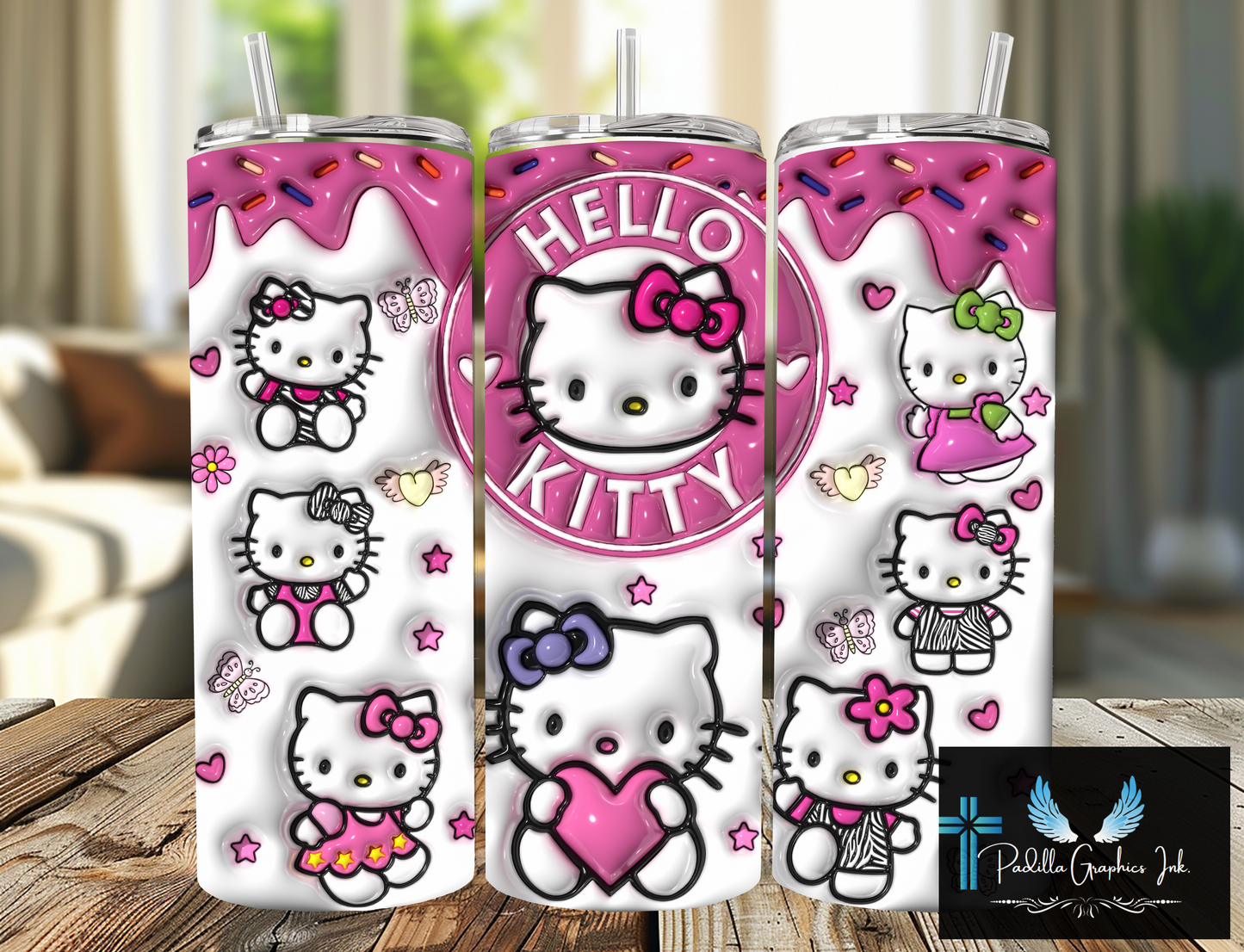 Kitty Tall Tumbler 20z