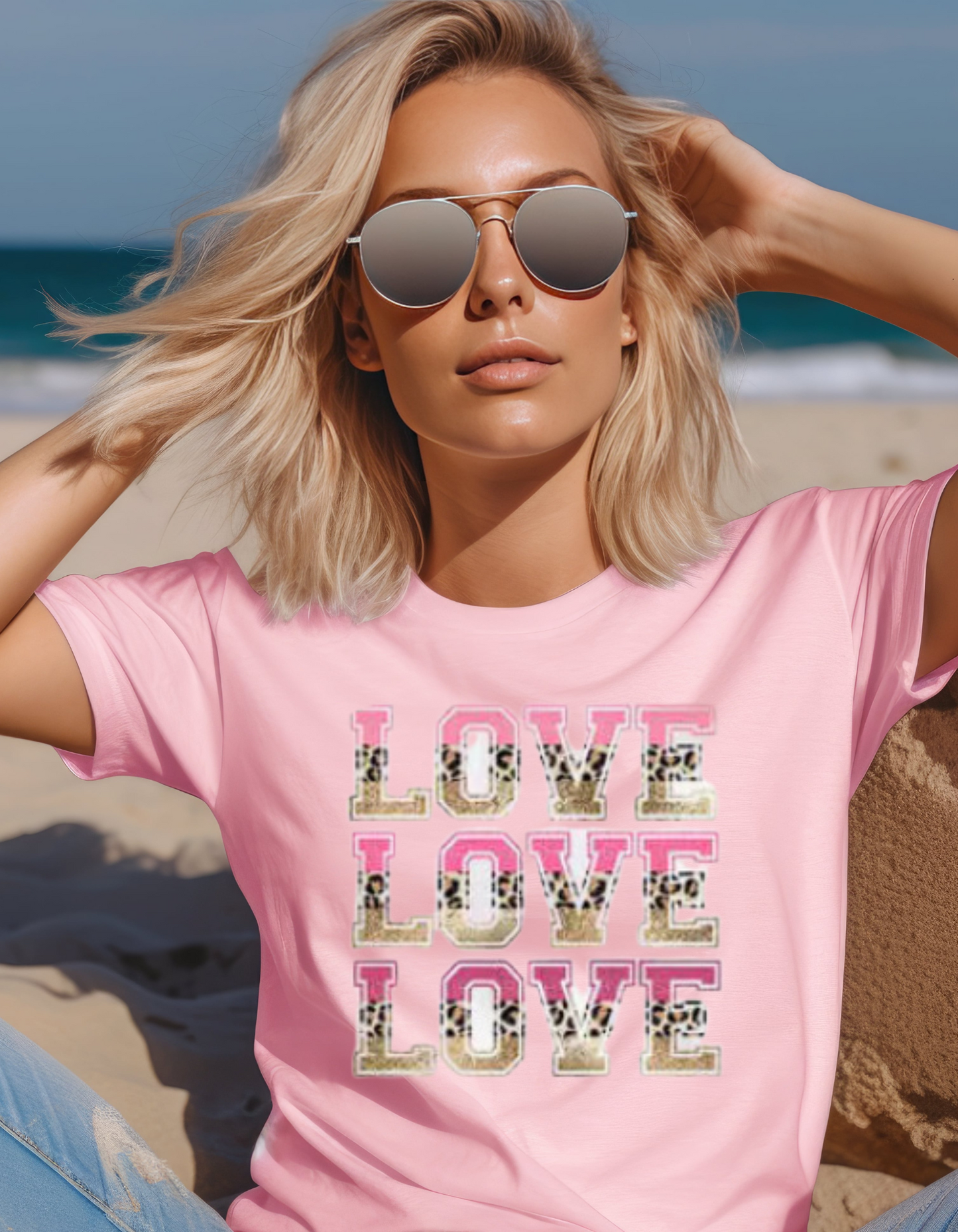 "Love, Love, Love" T-Shirt