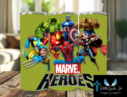 Heroes 20oz tumbler