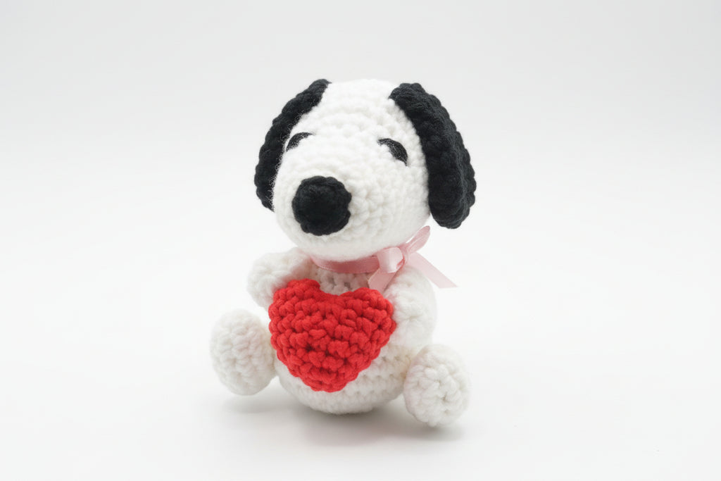 DOGGY & heart CROCHET pre-order large size only