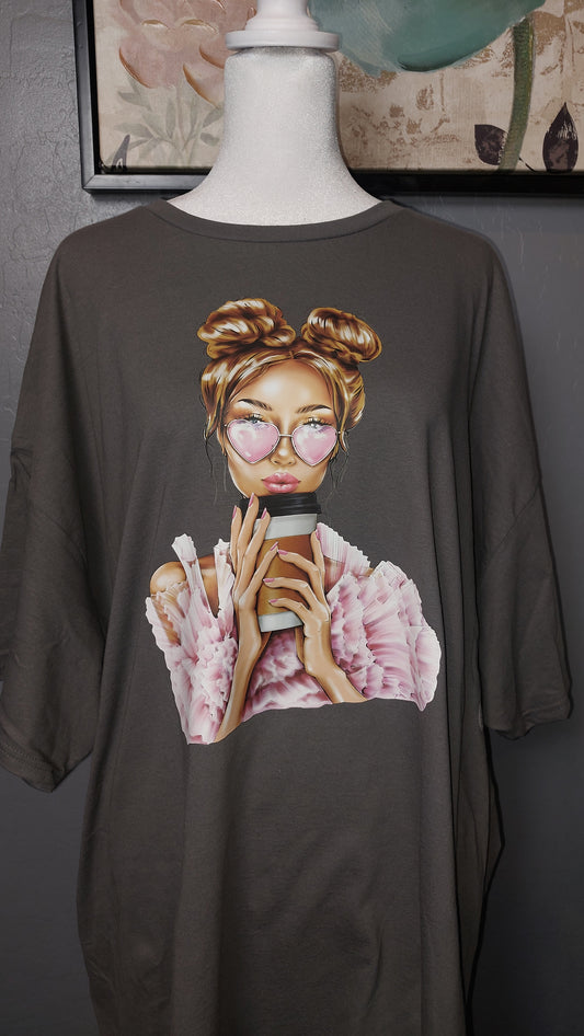 BOSS GIRL  CREW-NECK T-SHIRT