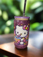 Kitty snow globe tumbler 12 oz