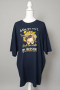 SUNFLOWER LADY CREW-NECK T-SHIRT #3849