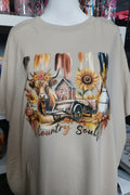 Country soul  crew neck t-shirt #3878