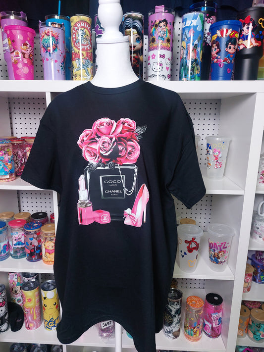 Cc Flowers Crew neck T-shirt