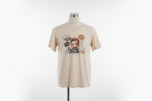 Love Betty Boop  Crew neck T-shirt