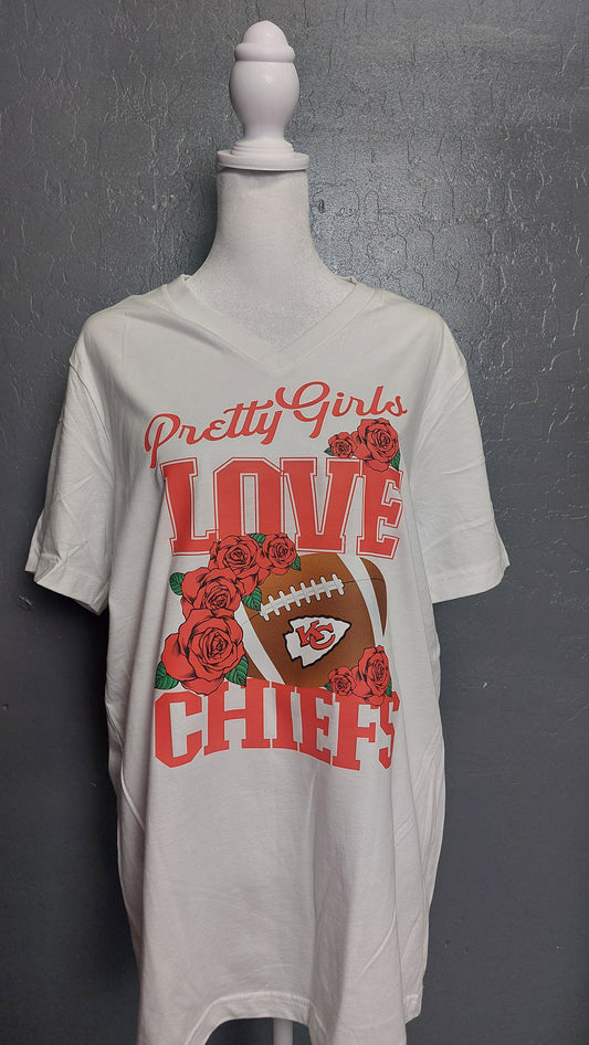 V-NECK T-SHIRT FOOTBALL