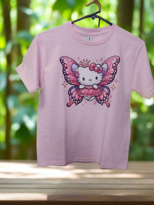 KITTY BUTTERFLY YOUTH T-SHIRT