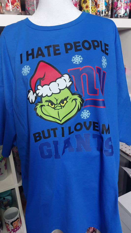 Football team  crew neck t-shirt