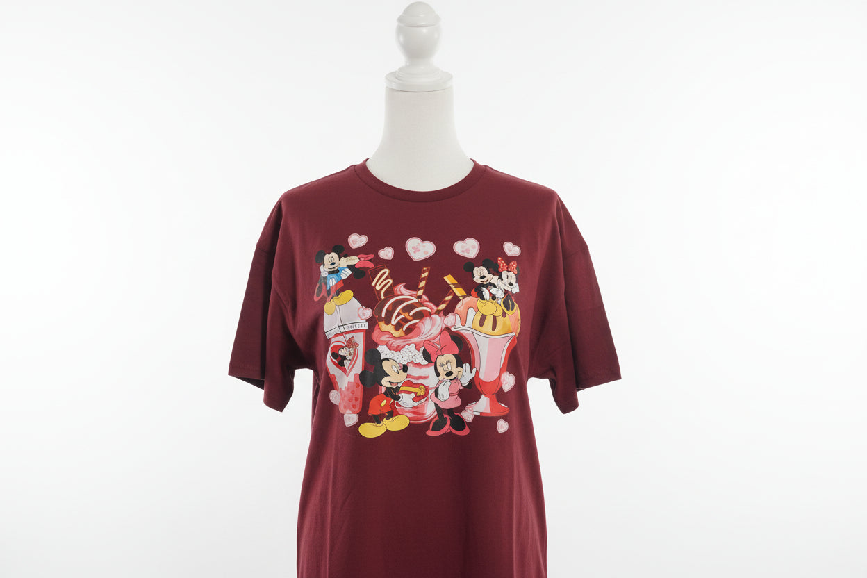 Mouse and Friends Crew neck T-shirt #3919