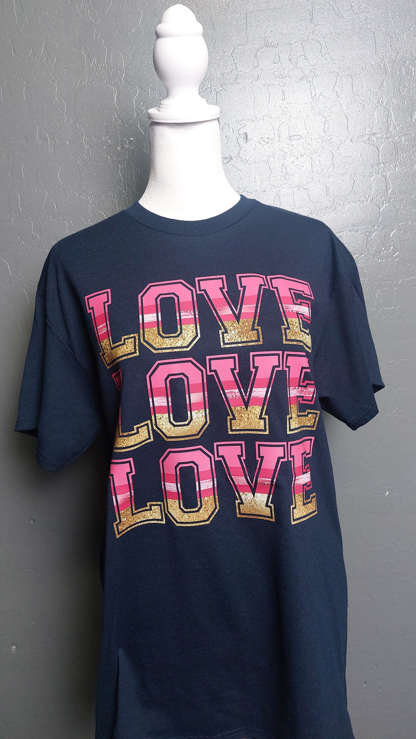 Crew neck t-shirt LOVE LOVE LOVE