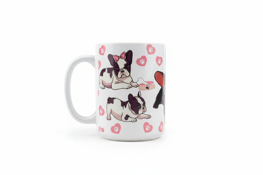 Doggy  love together  15oz mug