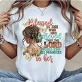 Blessed CREW NECK T-SHIRT #3964