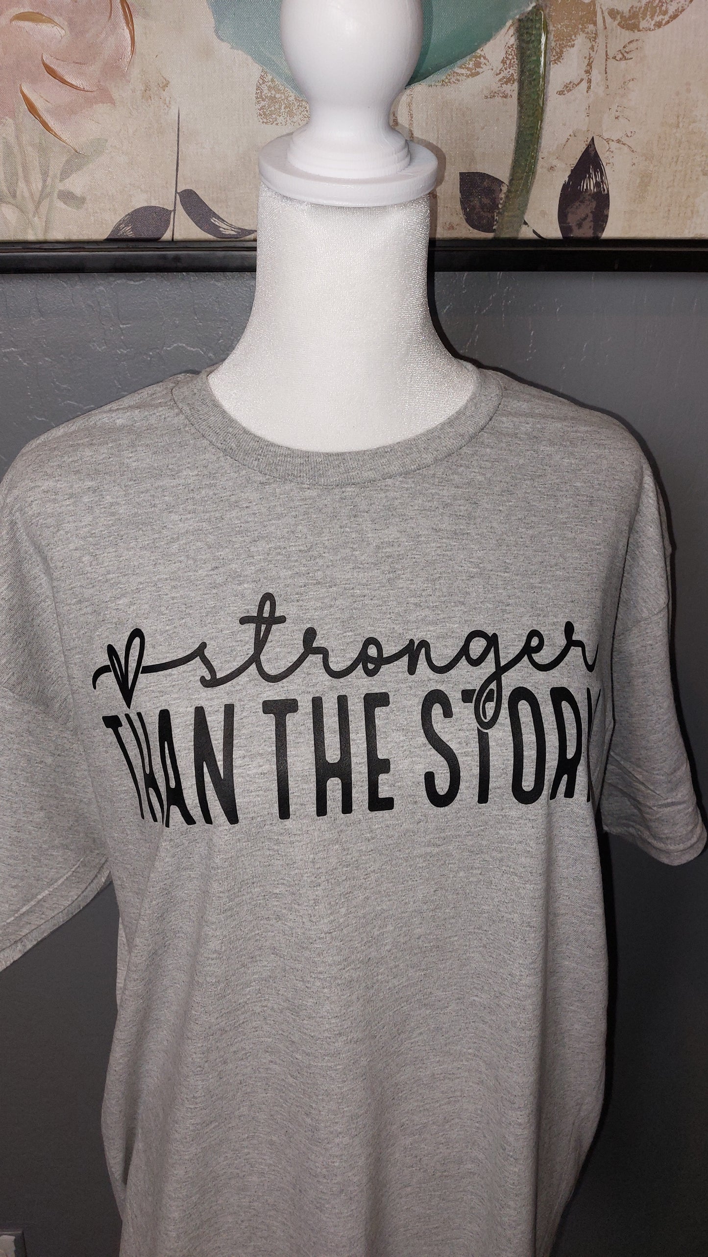 STRONGER THEN THE STORM CREW-NECK T-SHIRT