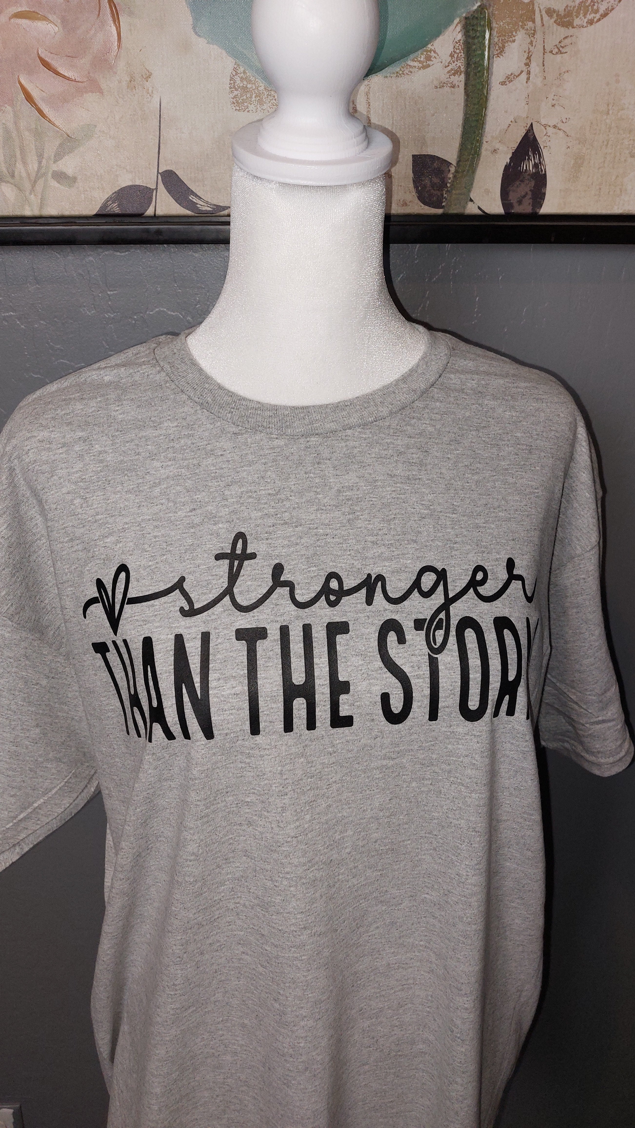 STRONGER THEN THE STORM CREW-NECK T-SHIRT #3927