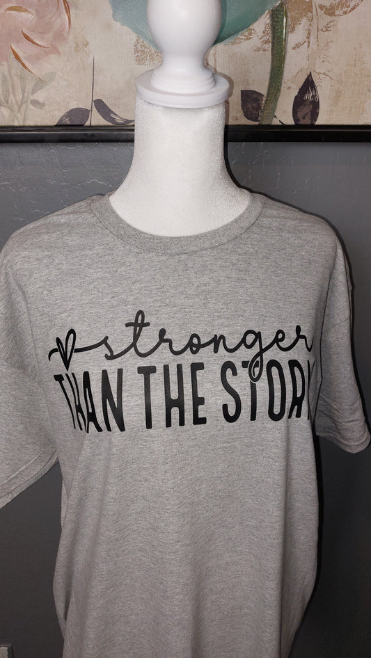 STRONGER THEN THE STORM CREW-NECK T-SHIRT