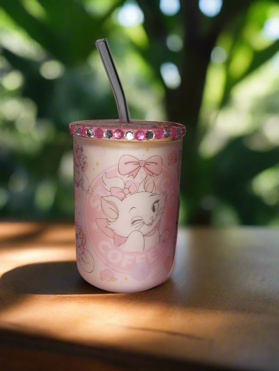 CAT mug 15oz WITH BLING Sublimation