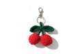 CROCHET Cherry handmade keychain