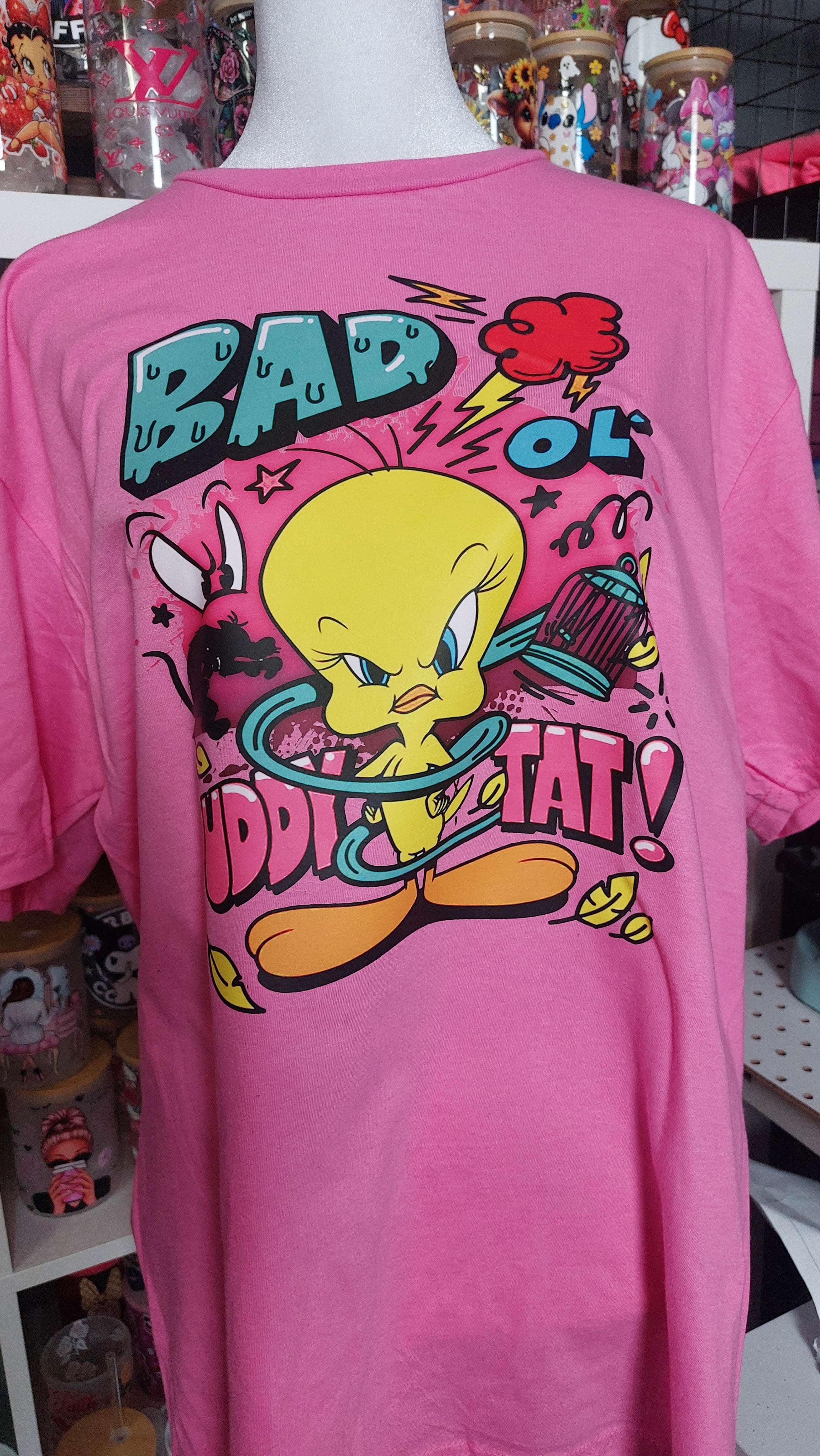 Bird crew neck t-shirt #3866