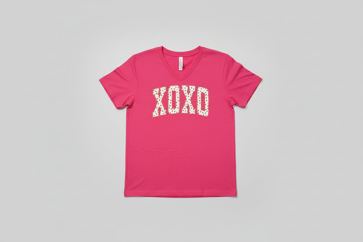 XOXO V-NECK T-SHIRT #3924