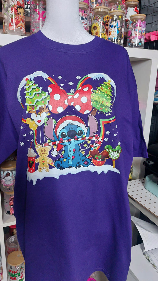 CHRISTMAS Blue boy  crew neck t-shirt