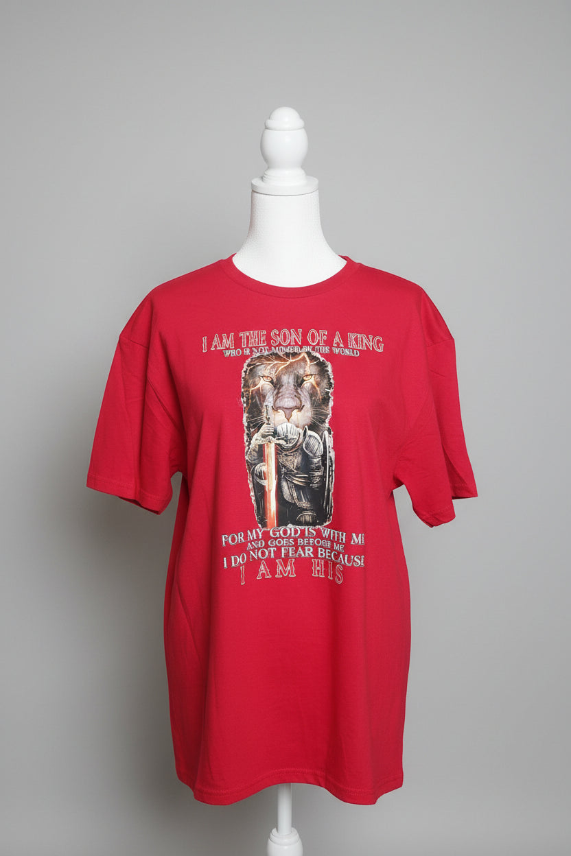Im am the son of the King crew neck t-shirt #3925