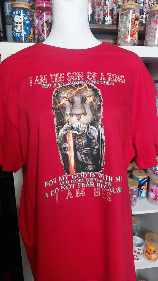 Im am the son of the King crew neck t-shirt