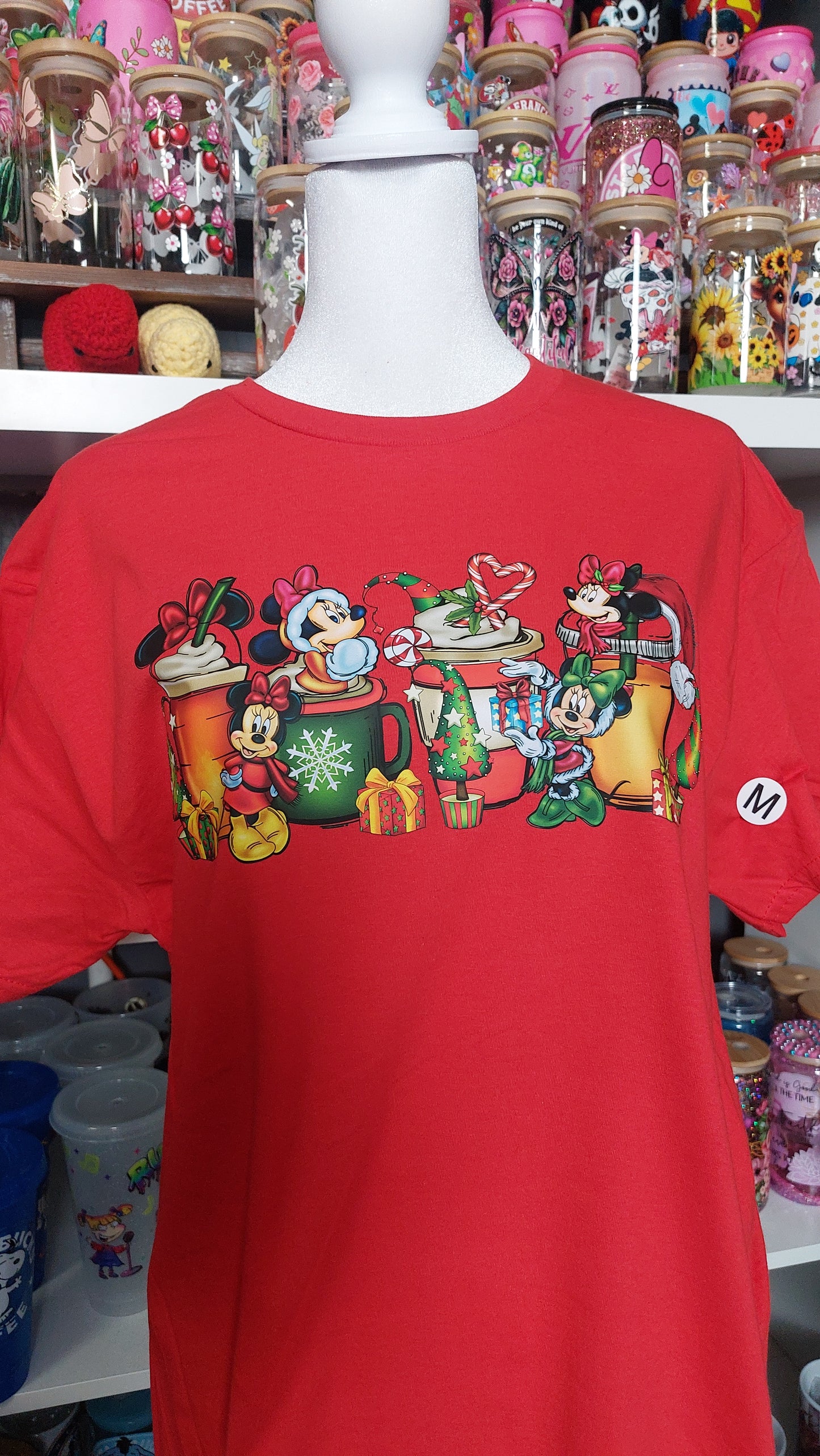 CHRISTMAS MOUSY  crew neck t-shirt