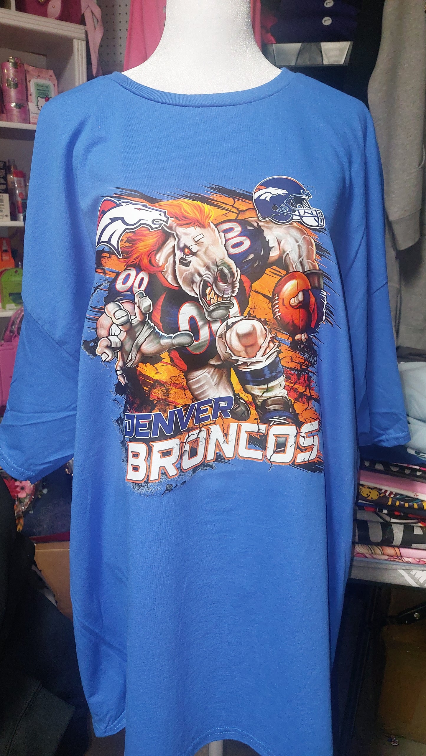 Football crew neck t-shirt