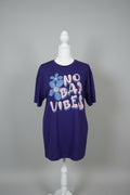 NO BAD VIBES CREW NECK T-SHIRT #3938