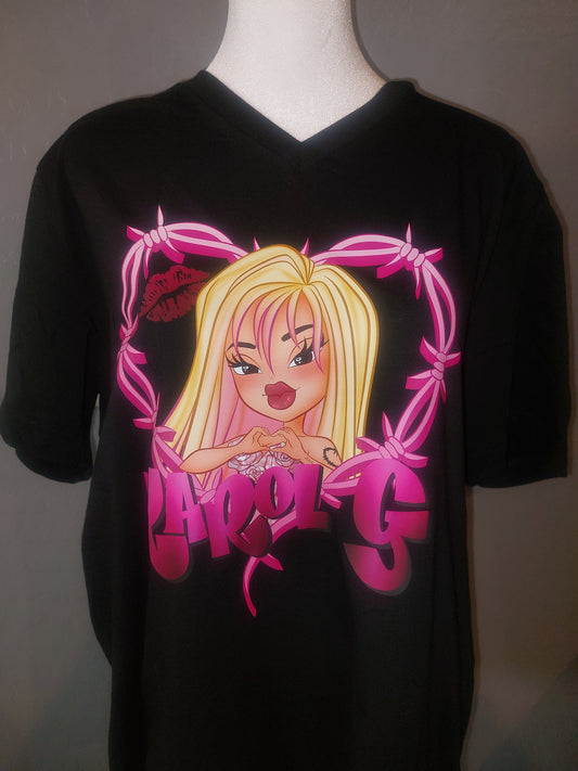 KAROL G V-NECK T-SHIRT