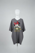 MOUSY V-NECK T-SHIRT #3984