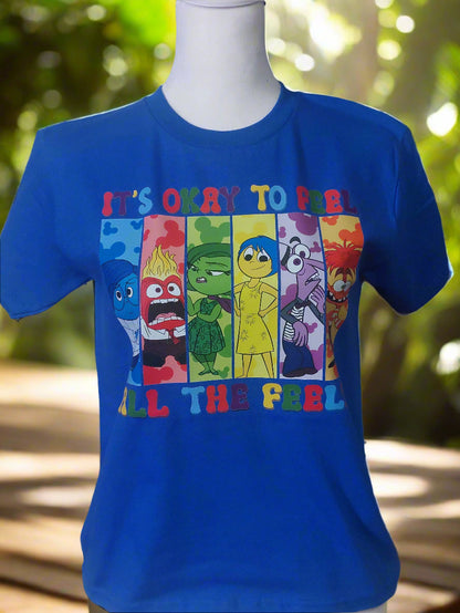it's okay to feel all the feels  YOUTH T-SHIRT