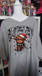 CHRISTMAS COW  V-NECK T-SHIRT
