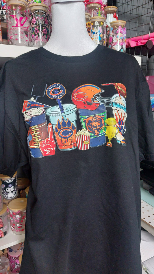 FOOTBALL crew neck t-shirt