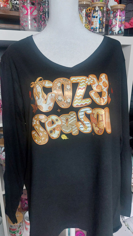 Long sleeve V-neck