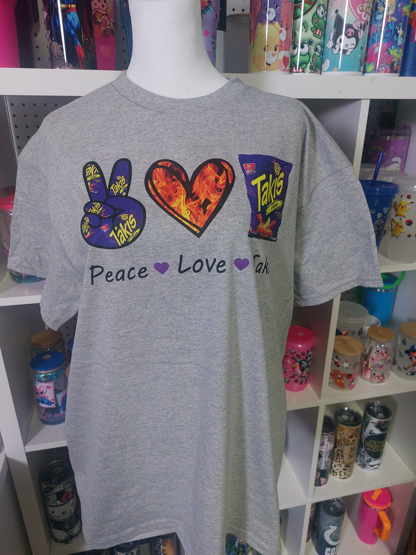 TAKIS LOVE  CREW NECK T-SHIRT