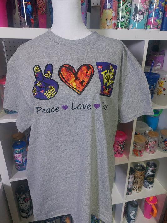 TAKIS LOVE  CREW NECK T-SHIRT