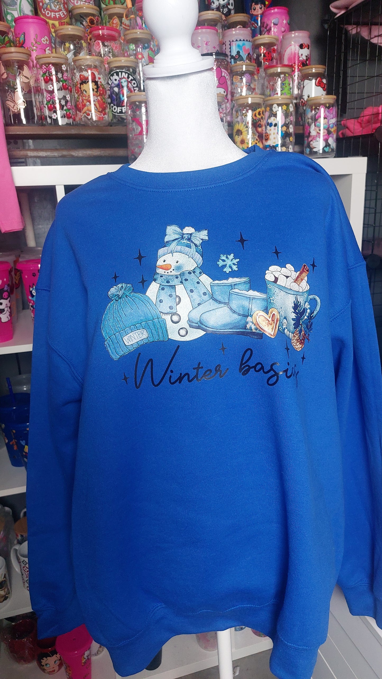 Snowman  crew neck sweater