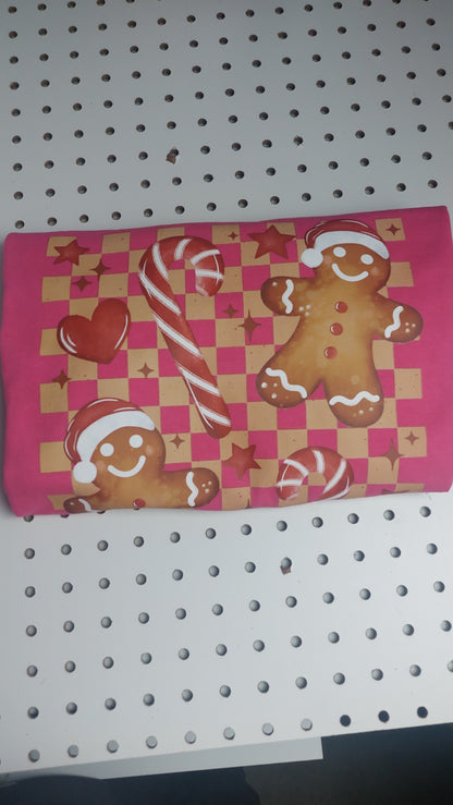 Cookie Christmas CREW NECK T-SHIRT