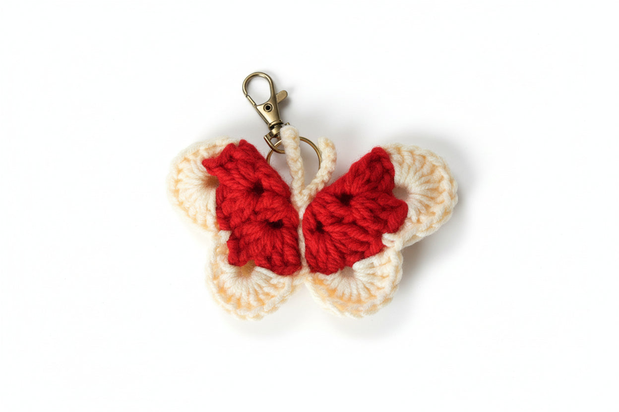 CROCHET Butterfly HAND  MADE