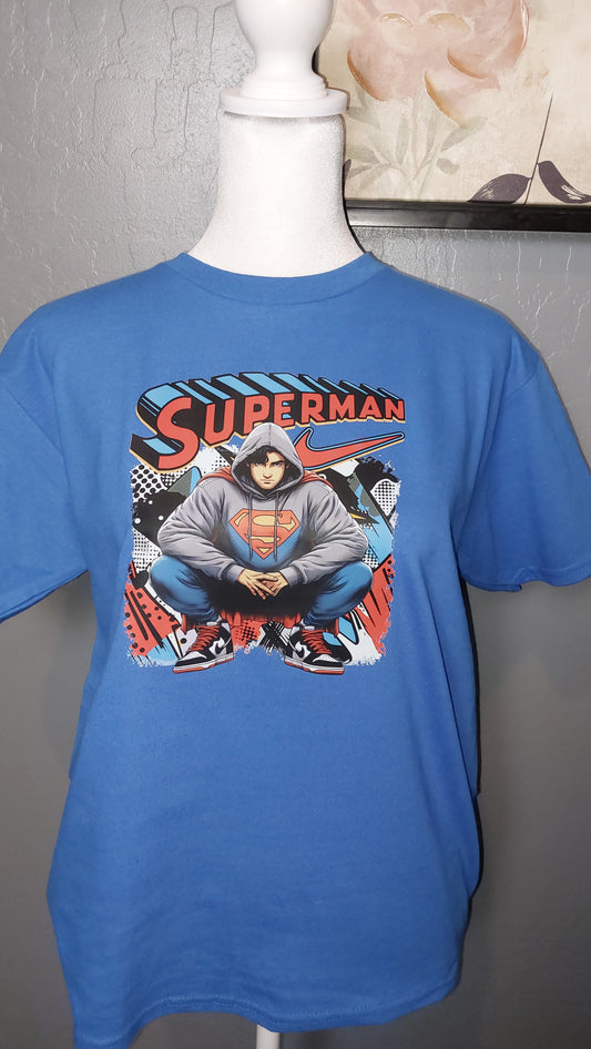 SUPER MANN Youth T-shirt crew neck
